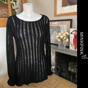 MINKPINK Black Sweater